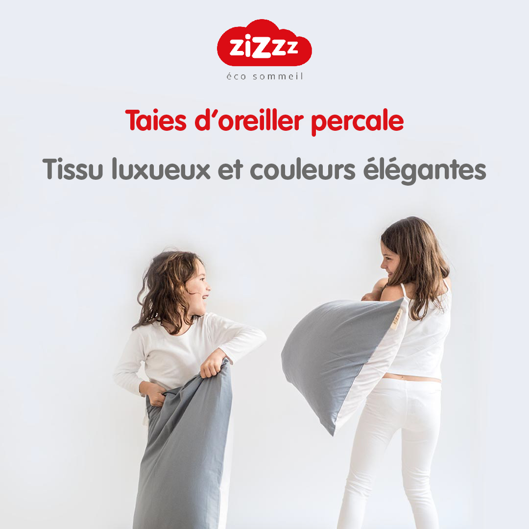 Taies d'oreiller percale