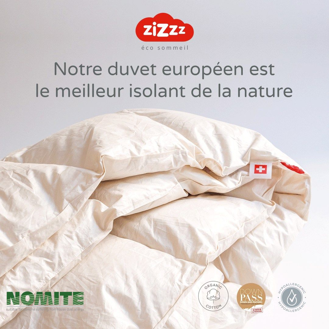 Couette bébé Coton Bio et Eco-responsable - Fabriquée en Europe