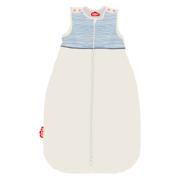 Gigoteuse d'été écologique Blue Stripes | En coton biologique doux | 0-6m, 6-24m, 24-48m