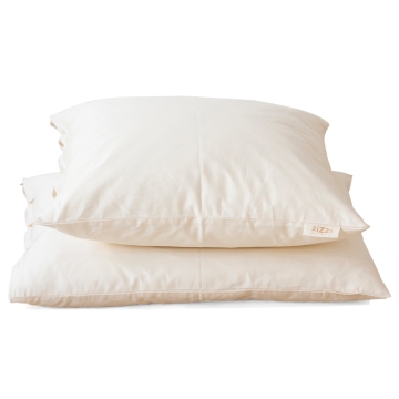 Taies d'oreiller satin bio 50x70cm